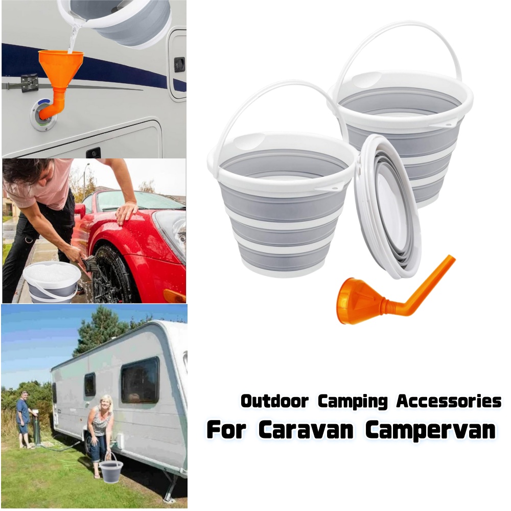 Camping - قمع تعبئة المياه للمركبات الترفيهية، قمع