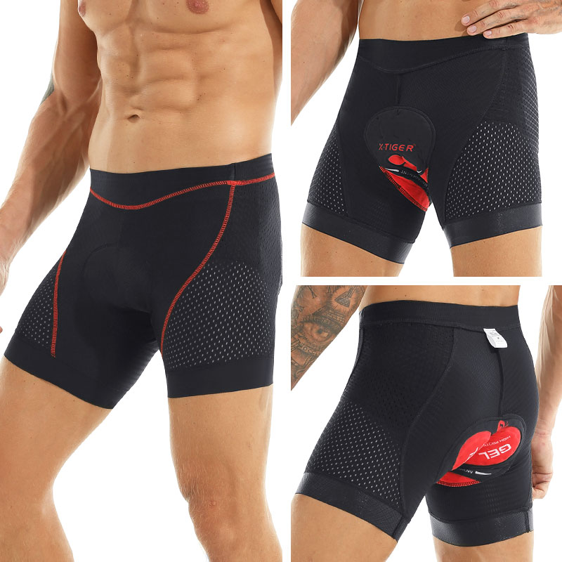 Padded Cycling Shorts 5D Gel - X-Tiger الدراجات السراويل ترقية 5D جل