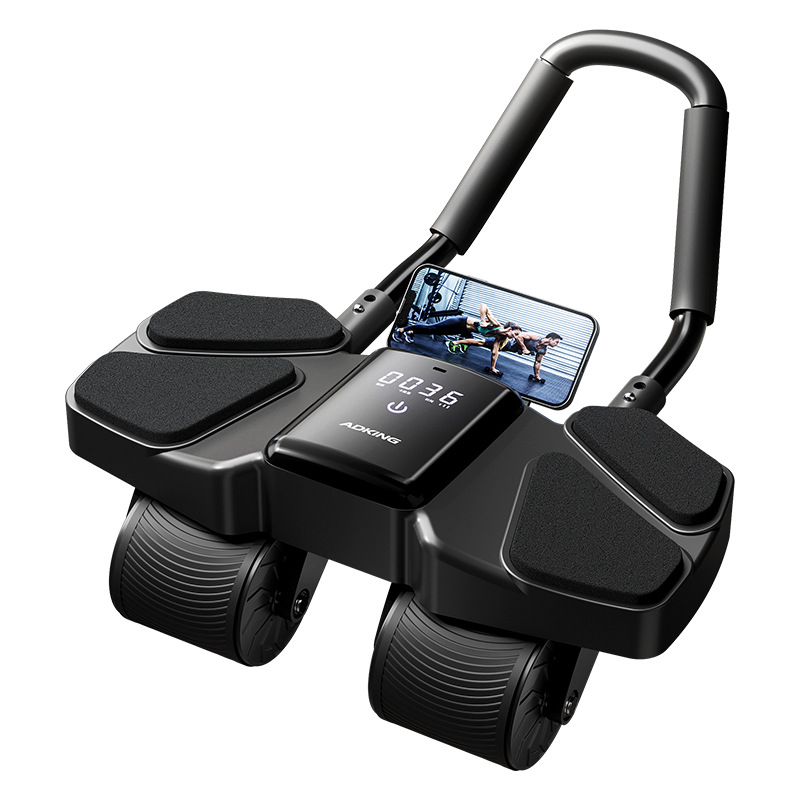 Ab Roller Wheel With Elbow Support - جهاز تدريب البطن المحمول بأربع عجلات
