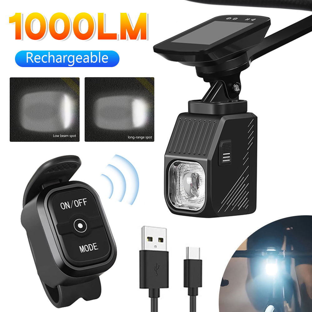 Rechargeable Bicycle Headlight 1000 Lumen - 1000 لومينز مصباح أمامي للدراجة على