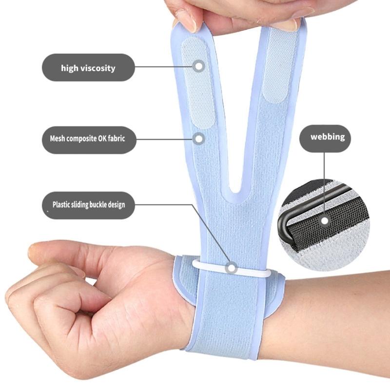 Wrist Wraps Weightlifting Support - 652F دعم المعصم التفاف مع حزام