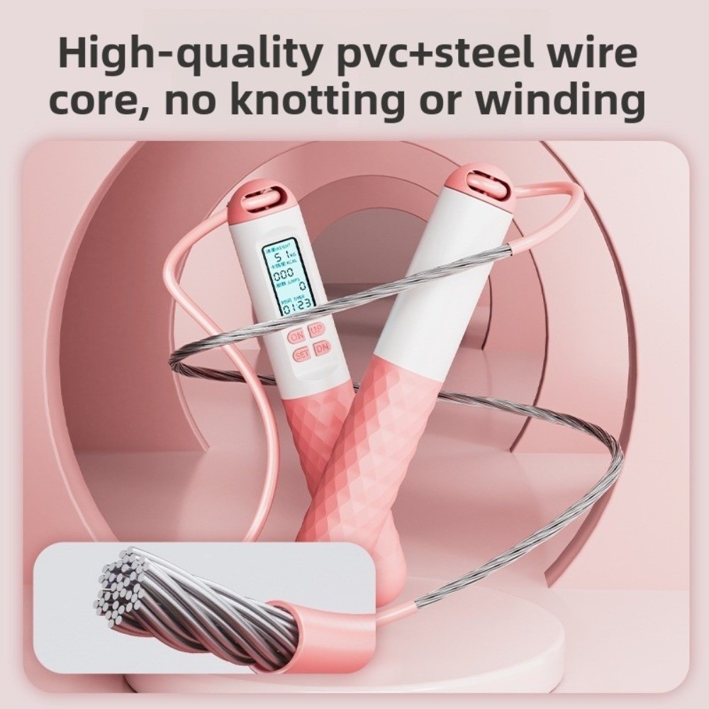 Smart Jump Rope Digital Counter - حبل قفز لاسلكي مع عداد للتخسيس