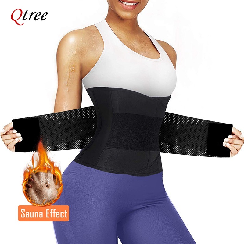 Sweat Waist Trainer Belt Neoprene - Qtree الساخن النيوبرين مدرب خصر حزام