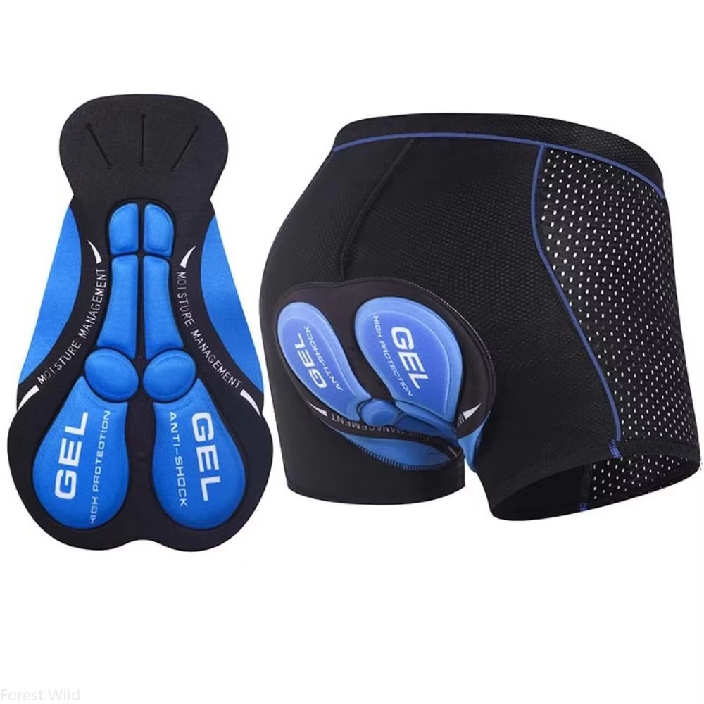 Padded Cycling Shorts 5D Gel - سروال داخلي للدراجات الهوائية للرجال مزود