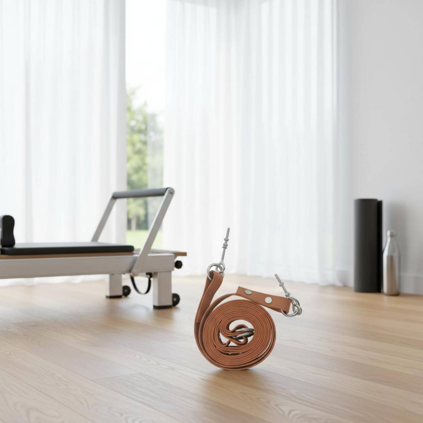 Fitness Equipment - حزام مزدوج الحلقة للتمارين الرياضية، مريح