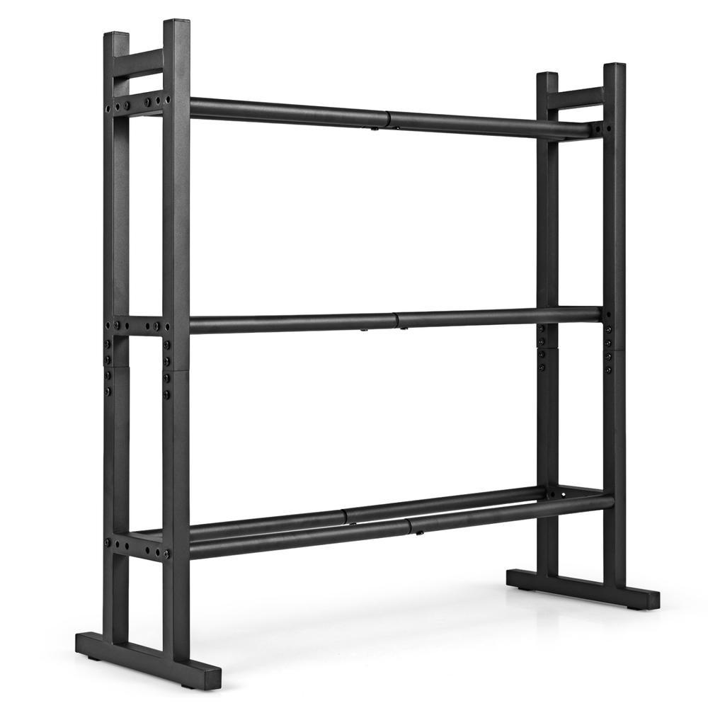 Fitness Equipment - حامل أثقال ثلاثي الطبقات شديد التحمل،