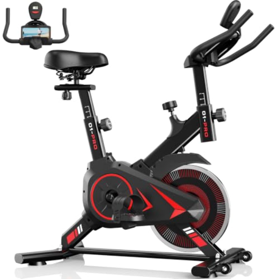 Exercise Bike Magnetic Resistance - دراجة تمارين منزلية بسعة 350 رطل،