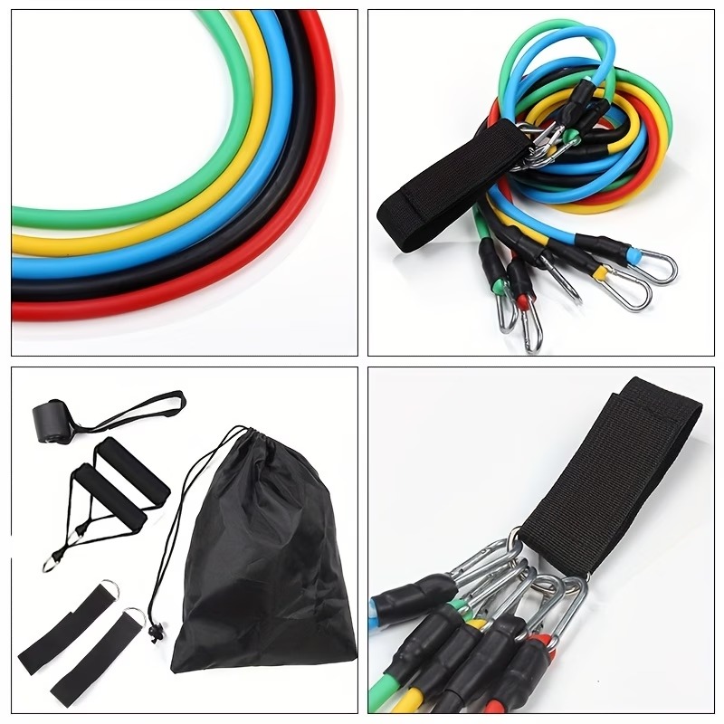 مجموعة أربطة مقاومة مع مثبت لل - مراجعة Resistance Bands Set With Handles وسعره