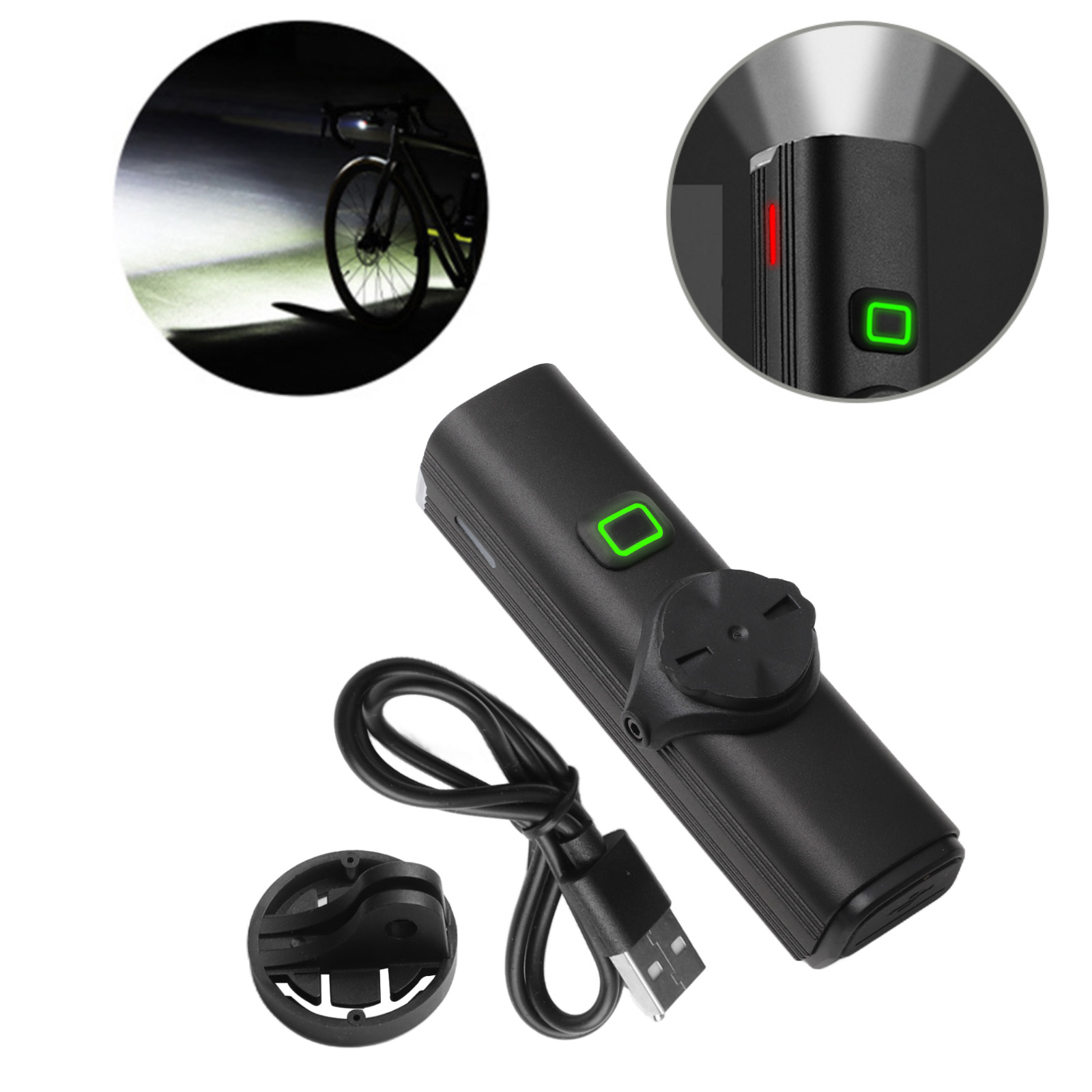 مصباح دراجة كهربائية قابل لإعا - مراجعة Rechargeable Bicycle Headlight 1000 Lumen وسعره