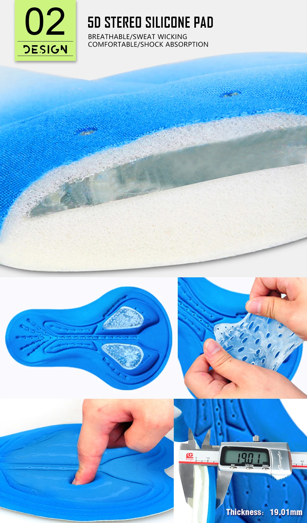 ملابس داخلية للدراجات من MIEYC - مراجعة Padded Cycling Shorts 5D Gel وسعره