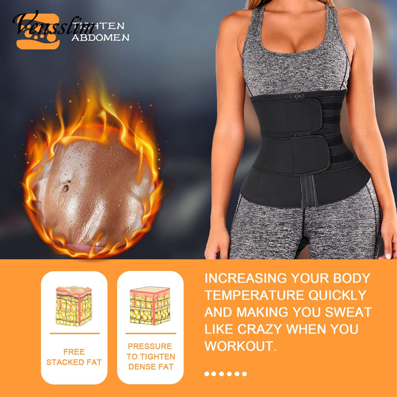Vensslim Shaperwear مدرب خصر ح - مراجعة Sweat Waist Trainer Belt Neoprene وسعره