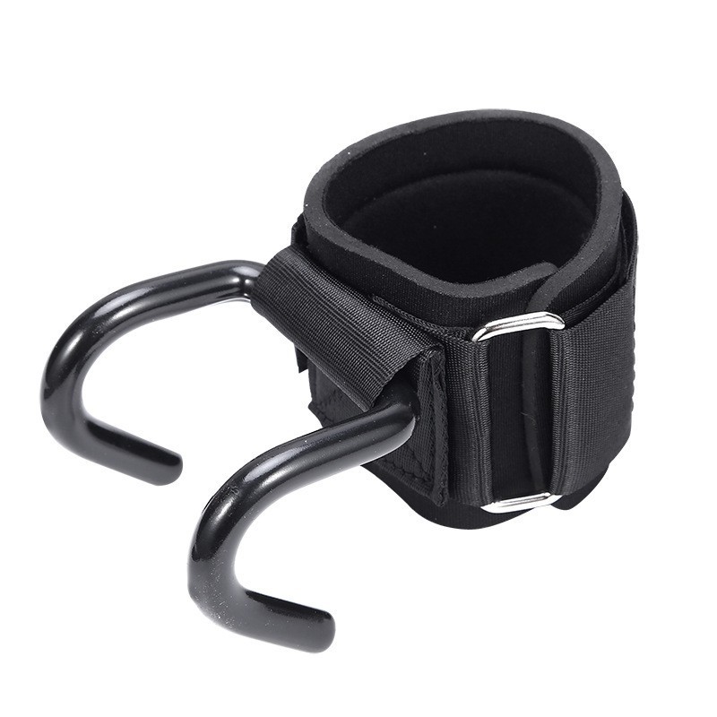 1 زوج رفع الأثقال هوك القبضات  - مراجعة Wrist Wraps Weightlifting Support وسعره