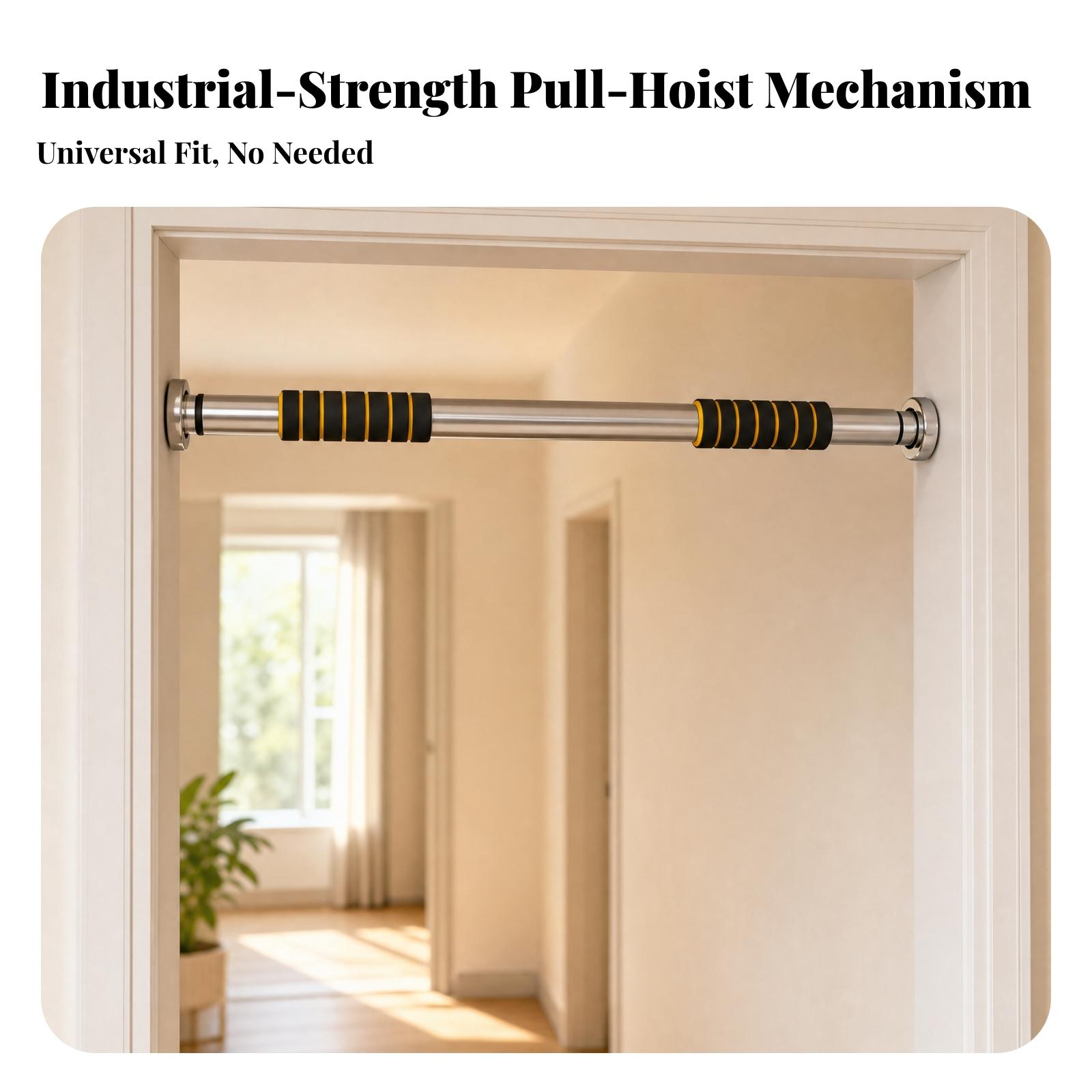 قضيب سحب محمول لتركيبه على إطا - مراجعة Door Pull Up Bar No Screw وسعره