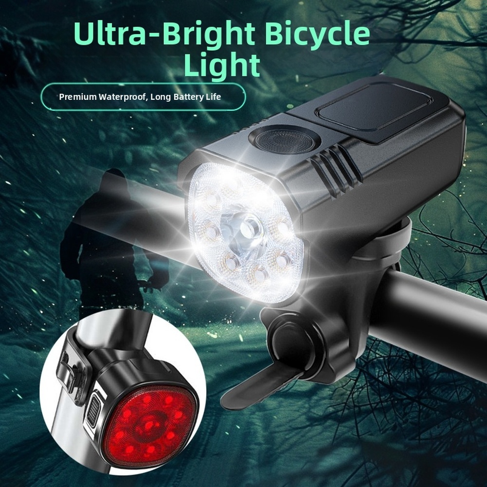 مصباح أمامي للدراجة بقوة 1000  - مراجعة Rechargeable Bicycle Headlight 1000 Lumen وسعره
