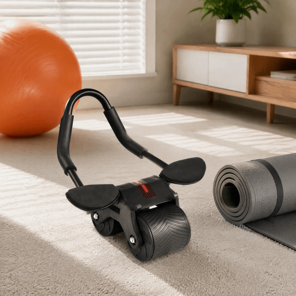 عجلة تمارين البطن الأوتوماتيكي - مراجعة Ab Roller Wheel With Elbow Support وسعره