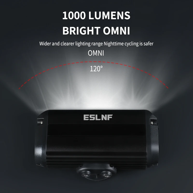 ESLNF 1000 التجويف USB قابلة ل - مراجعة Rechargeable Bicycle Headlight 1000 Lumen وسعره