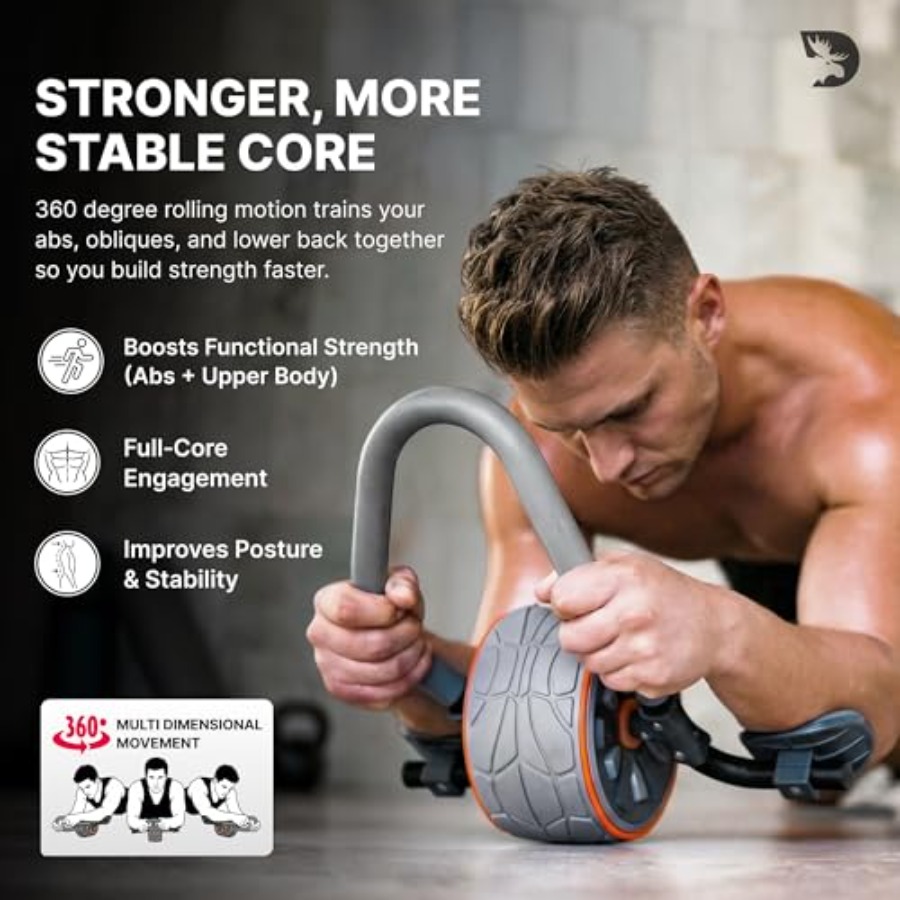 عجلة تمارين البطن مع دعم للكوع - مراجعة Ab Roller Wheel With Elbow Support وسعره