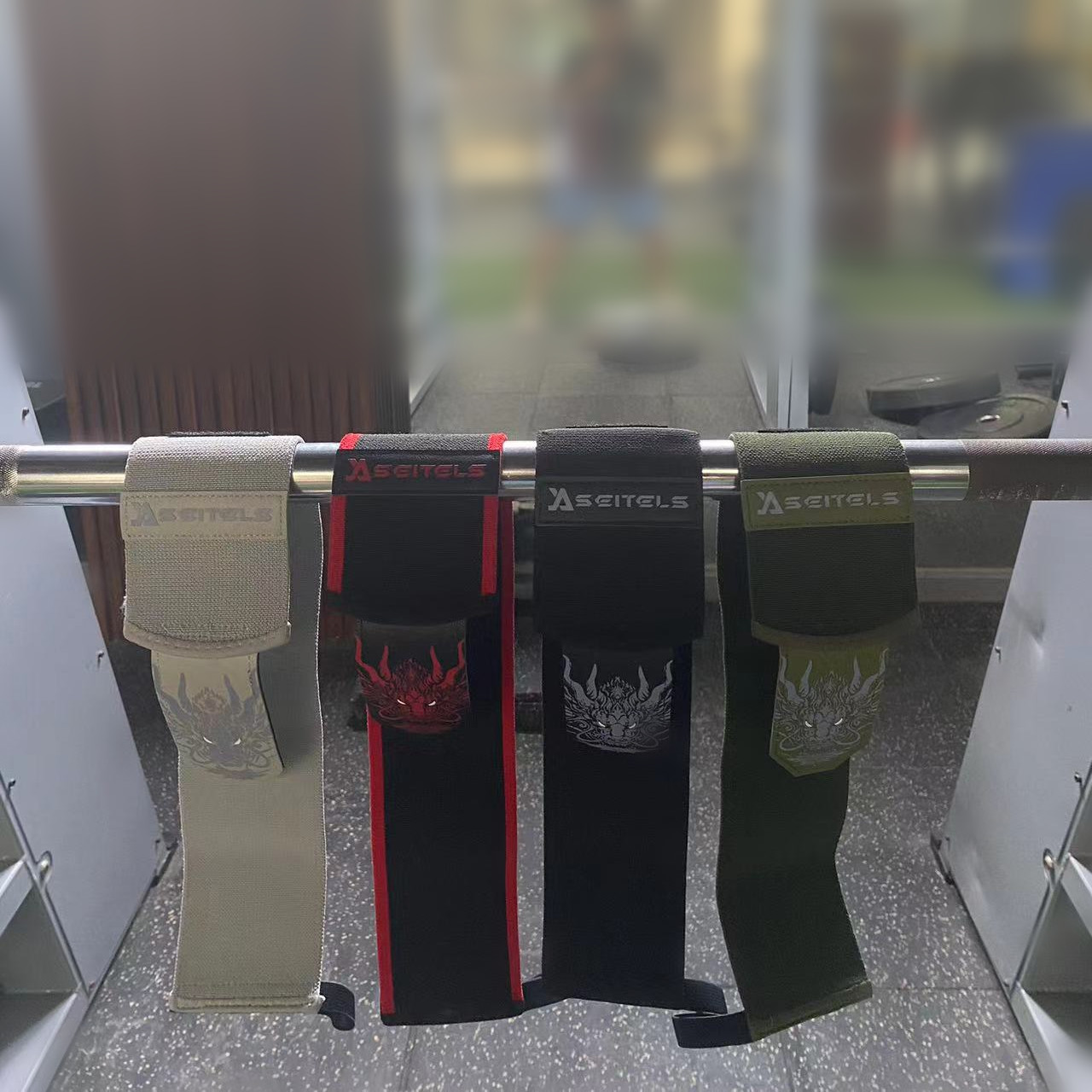 1 زوج التنين الصيني اللياقة ال - مراجعة Wrist Wraps Weightlifting Support وسعره