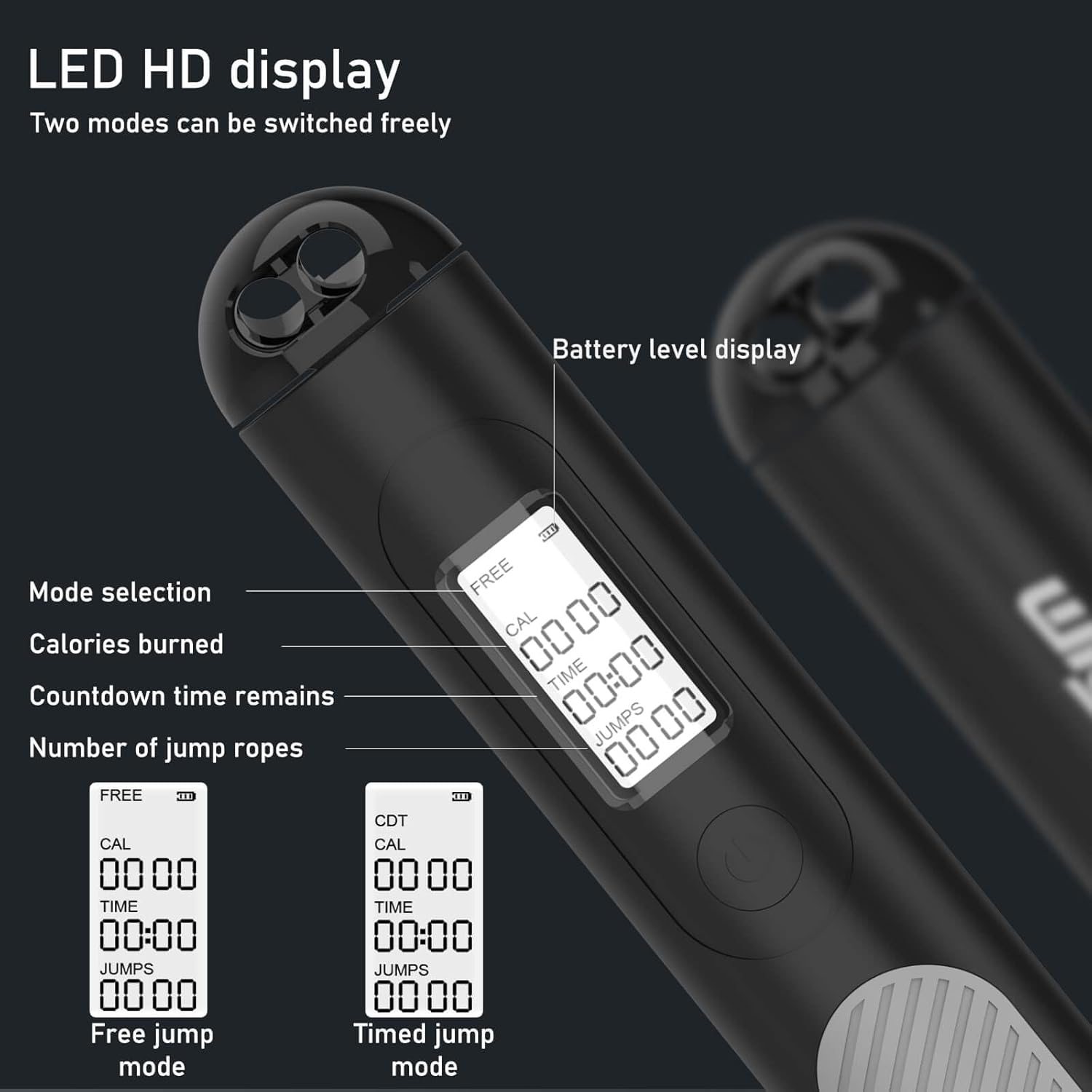 حبل قفز ذكي رقمي 2 في 1 مع عدا - مراجعة Smart Jump Rope Digital Counter وسعره