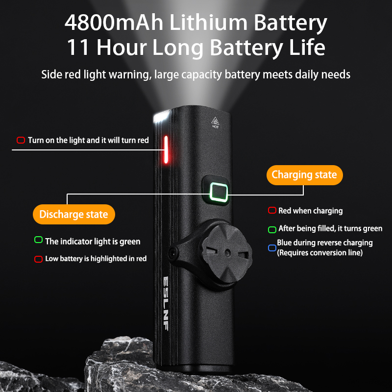 مصباح أمامي للدراجة من ESLNF ب - مراجعة Rechargeable Bicycle Headlight 1000 Lumen وسعره