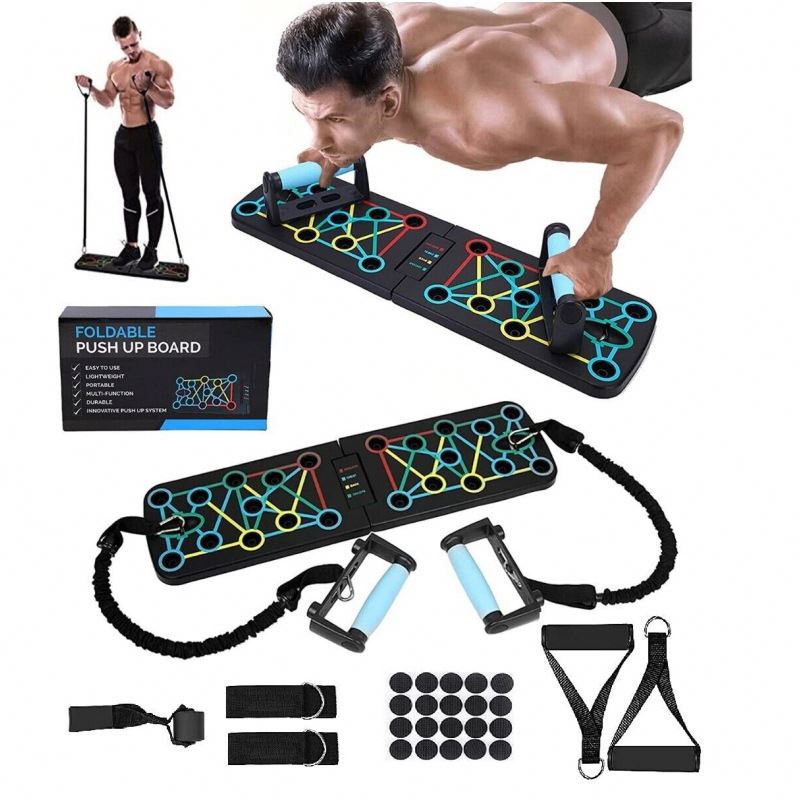 معدات تمارين متعددة الوظائف قا - مراجعة Push Up Board Foldable Multi Function وسعره