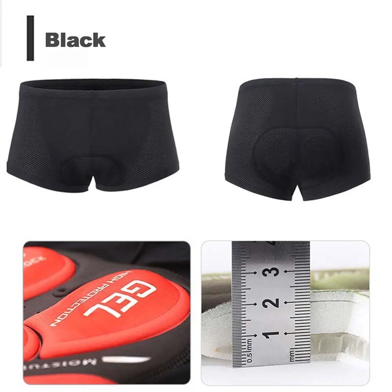 شورتات ركوب الدراجات للرجال، ش - مراجعة Padded Cycling Shorts 5D Gel وسعره