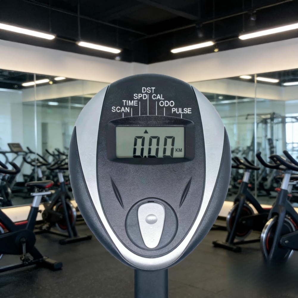 شاشة LCD سوداء من مادة ABS لدر - مراجعة Exercise Bike Magnetic Resistance وسعره