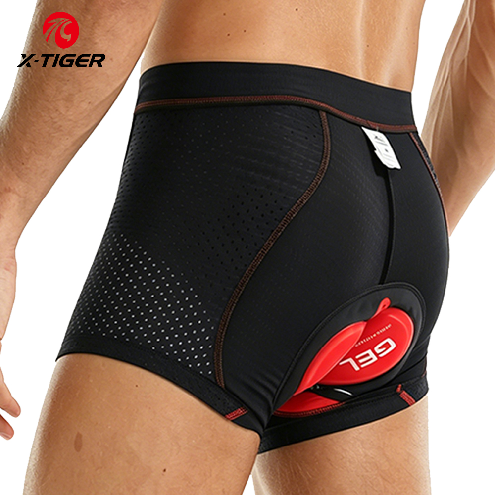 X-Tiger ملابس داخلية لركوب الد - مراجعة Padded Cycling Shorts 5D Gel وسعره