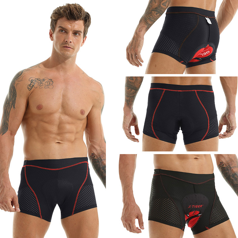 X-Tiger ملابس داخلية لركوب الد - مراجعة Padded Cycling Shorts 5D Gel وسعره