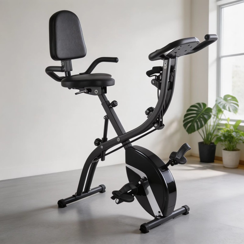 دراجة تمارين منزلية قابلة للطي - مراجعة Exercise Bike Magnetic Resistance وسعره