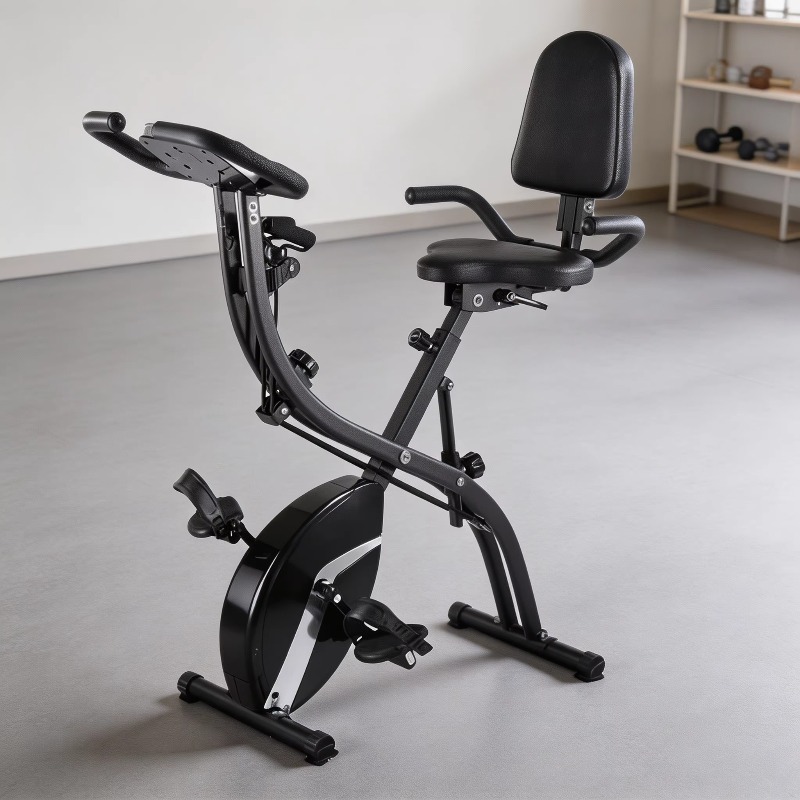 دراجة تمارين منزلية قابلة للطي - مراجعة Exercise Bike Magnetic Resistance وسعره