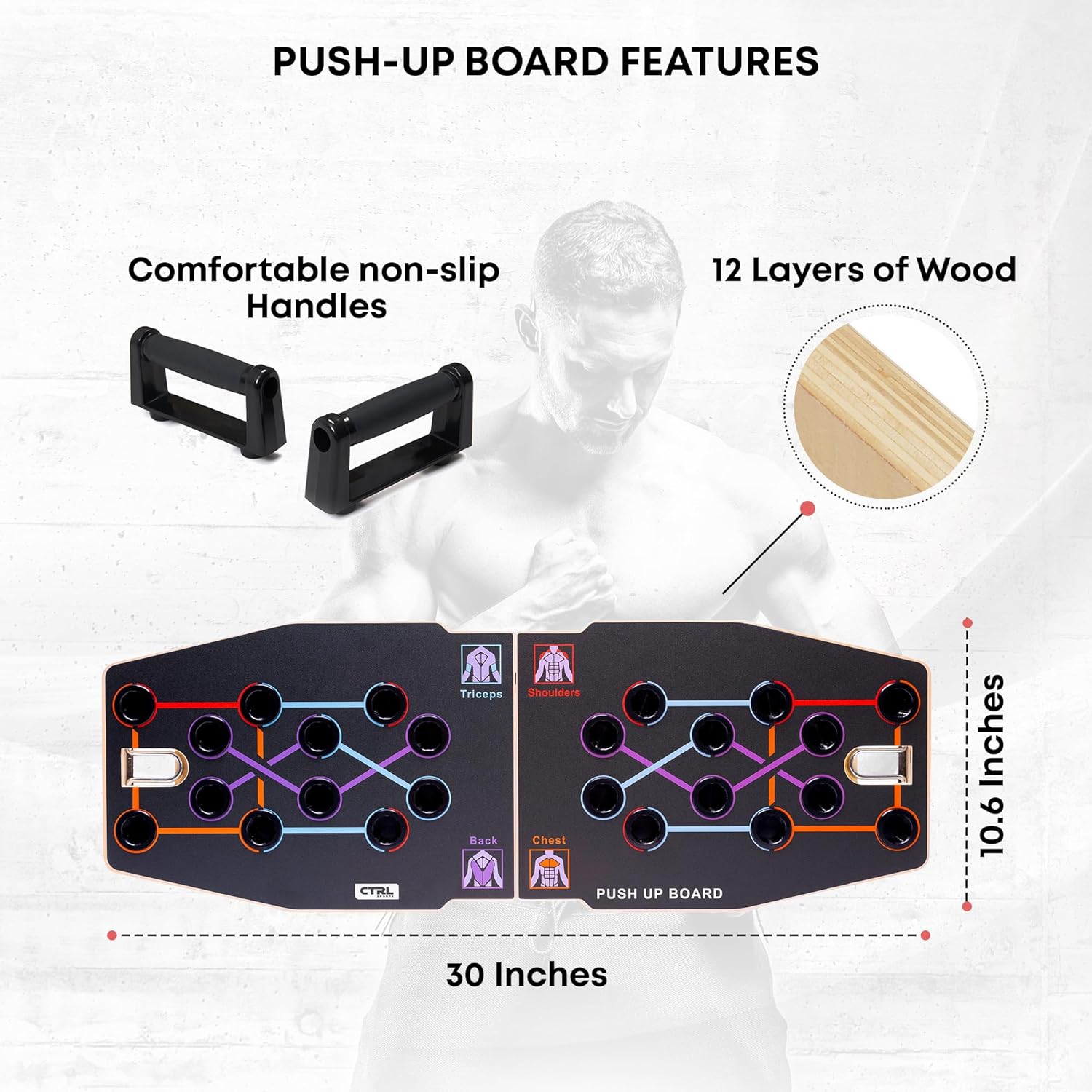 لوح تمارين الضغط متعدد الوظائف - مراجعة Push Up Board Foldable Multi Function وسعره