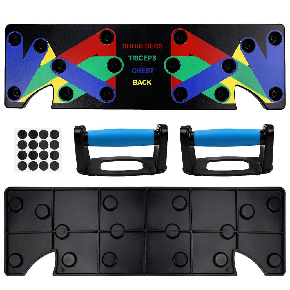 مجموعة لوحة رفع جديدة محمولة م - مراجعة Push Up Board Foldable Multi Function وسعره