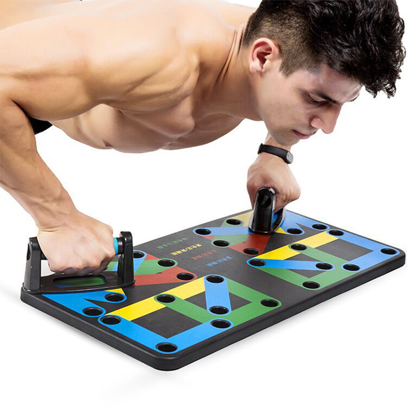 مجموعة لوحة رفع جديدة محمولة م - مراجعة Push Up Board Foldable Multi Function وسعره