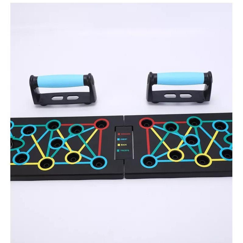 مجموعة لوحة رفع محمولة متعددة  - مراجعة Push Up Board Foldable Multi Function وسعره
