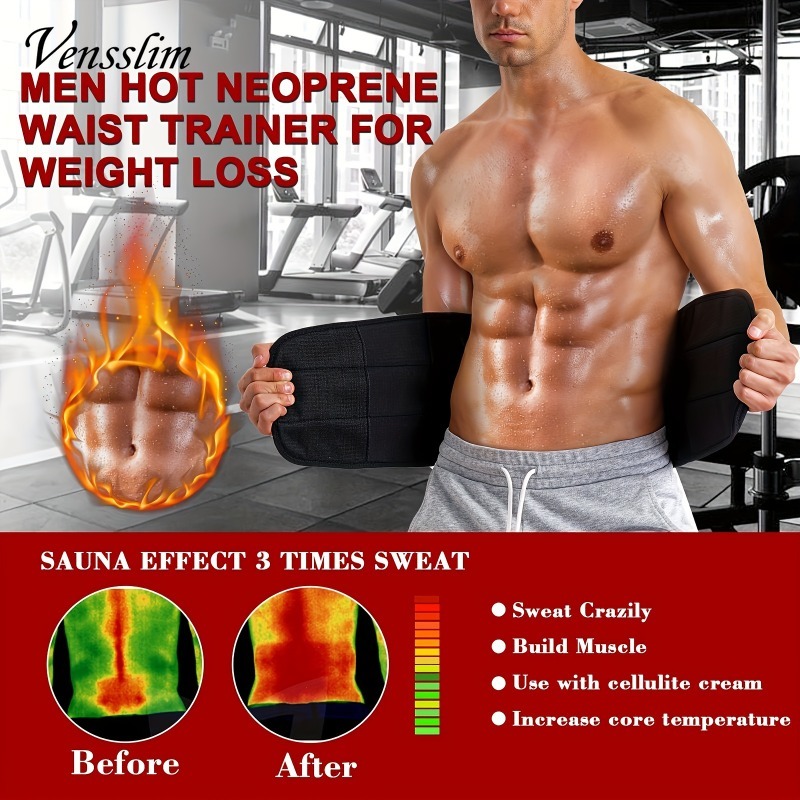 Vensslim التخسيس ضغط ساونا عرق - مراجعة Sweat Waist Trainer Belt Neoprene وسعره