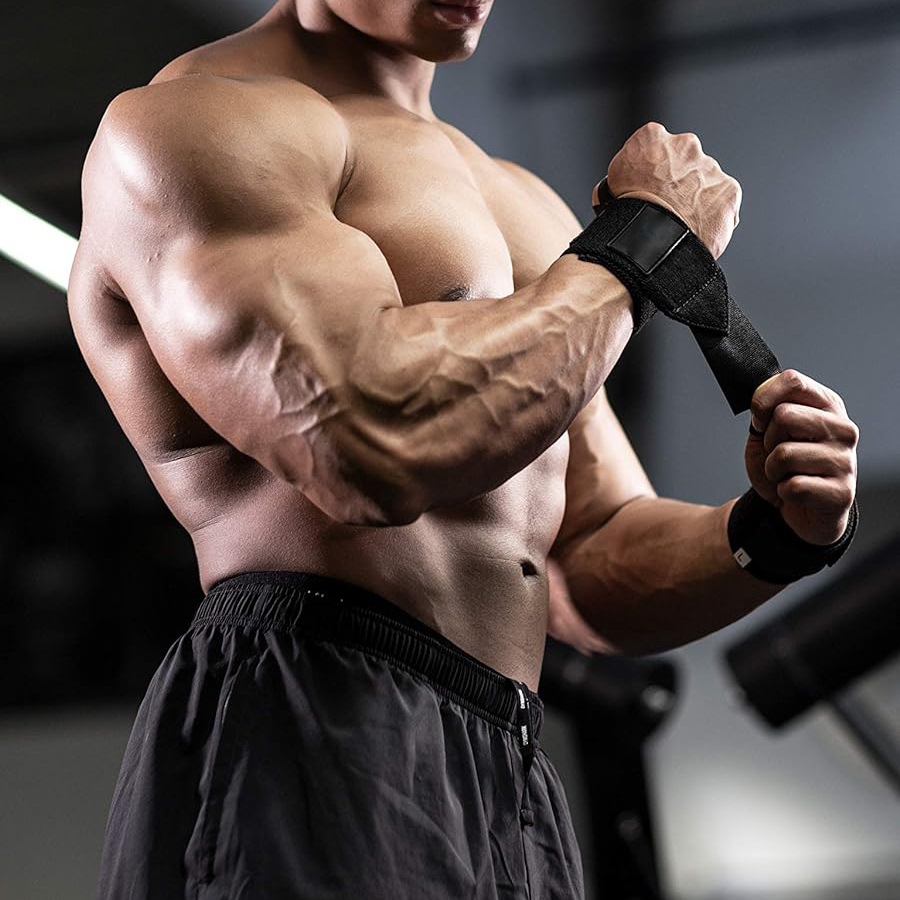 ‌ لفافات معصم Deadlift قابلة ل - مراجعة Wrist Wraps Weightlifting Support وسعره