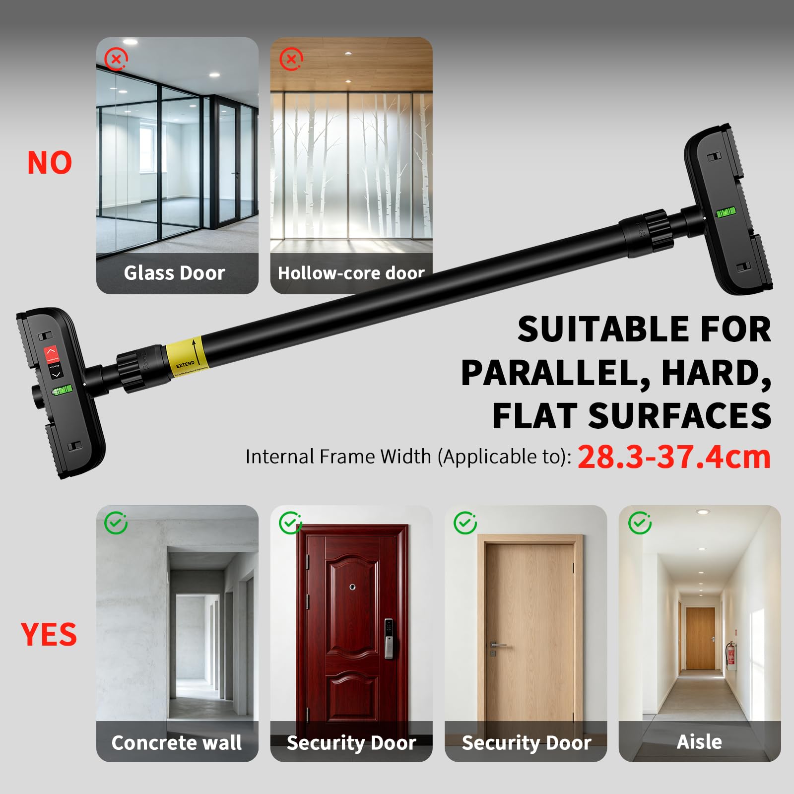 عارضة تمارين للباب، عارضة رفع  - مراجعة Door Pull Up Bar No Screw وسعره