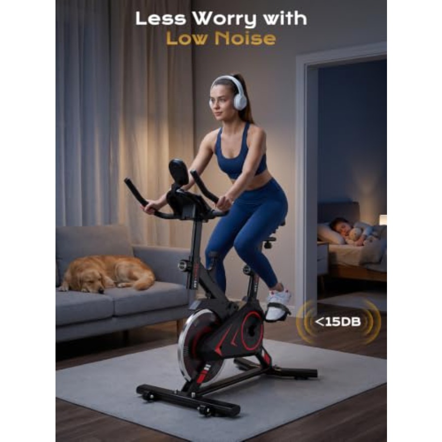 دراجة تمارين منزلية بسعة 350 ر - مراجعة Exercise Bike Magnetic Resistance وسعره
