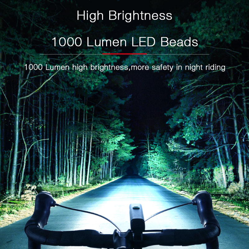 GIYO 1000 لومينز إضاءة دراجة ه - مراجعة Rechargeable Bicycle Headlight 1000 Lumen وسعره