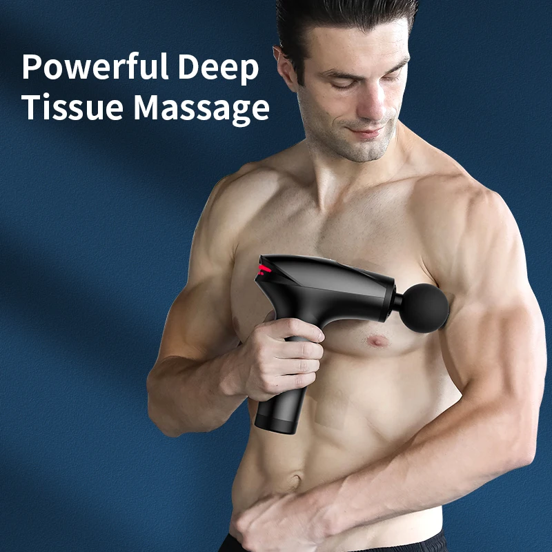 مسدس تدليك كهربائي جديد للضغط  - مراجعة Electric Massage Gun Deep Tissue وسعره