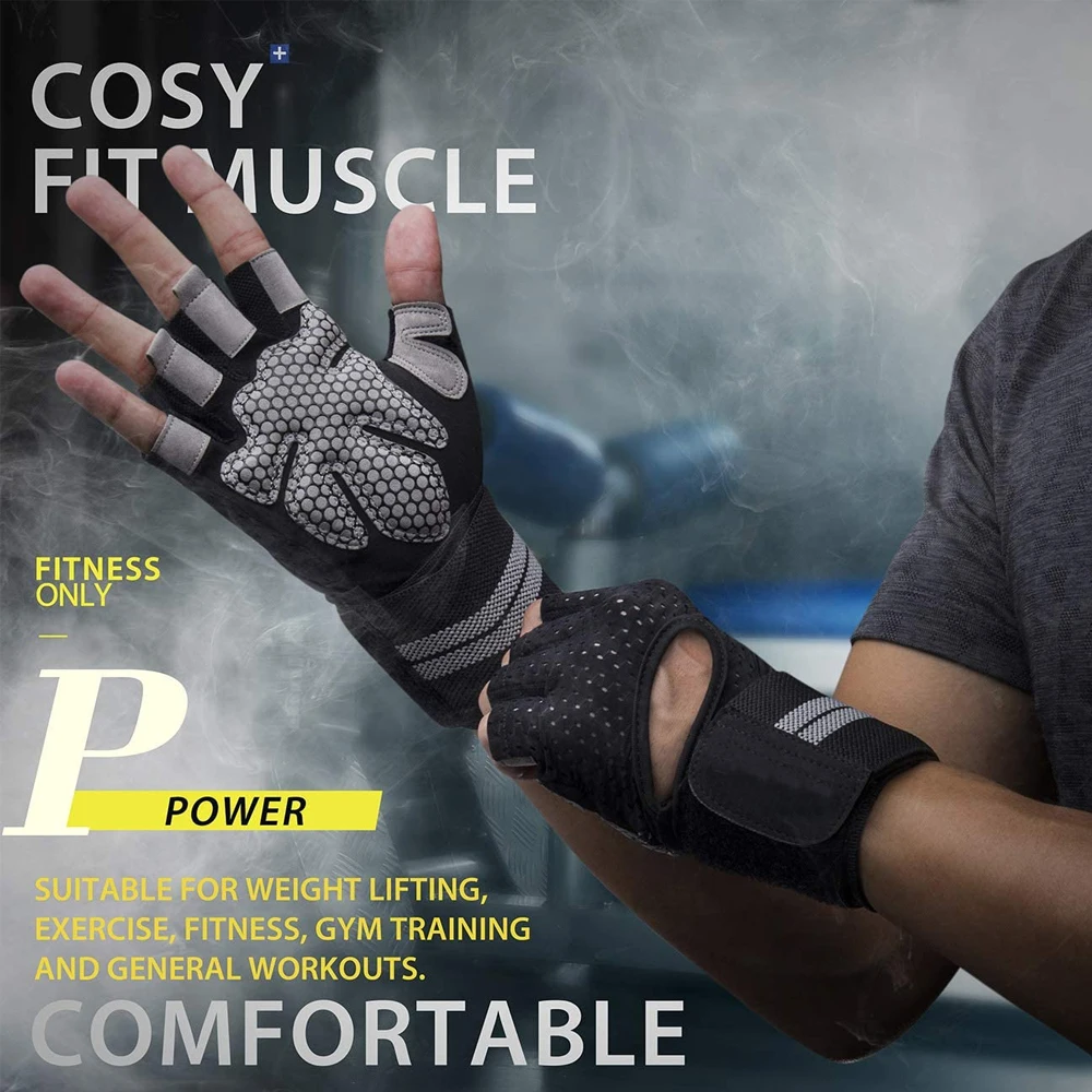 زوج واحد من قفازات اللياقة الب - مراجعة Wrist Wraps Weightlifting Support وسعره