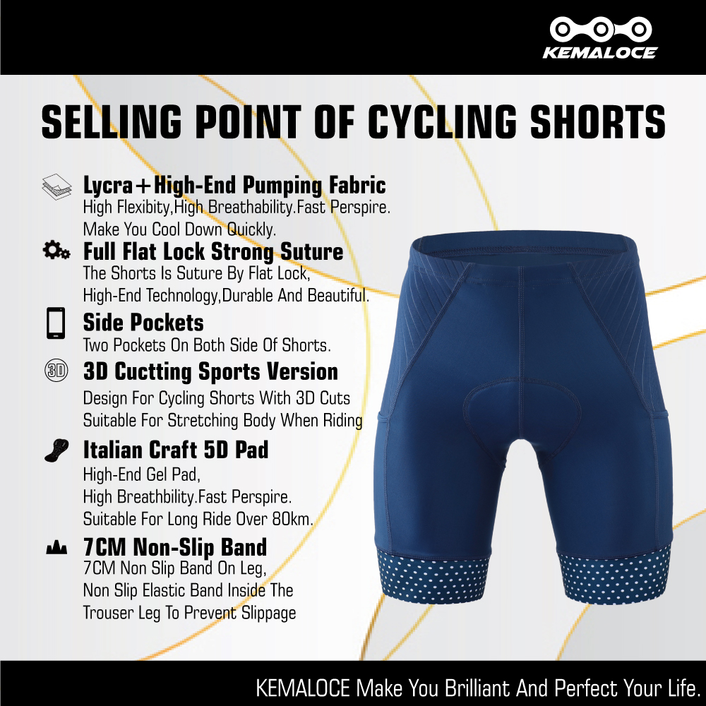 سروال قصير لركوب الدراجات للرج - مراجعة Padded Cycling Shorts 5D Gel وسعره