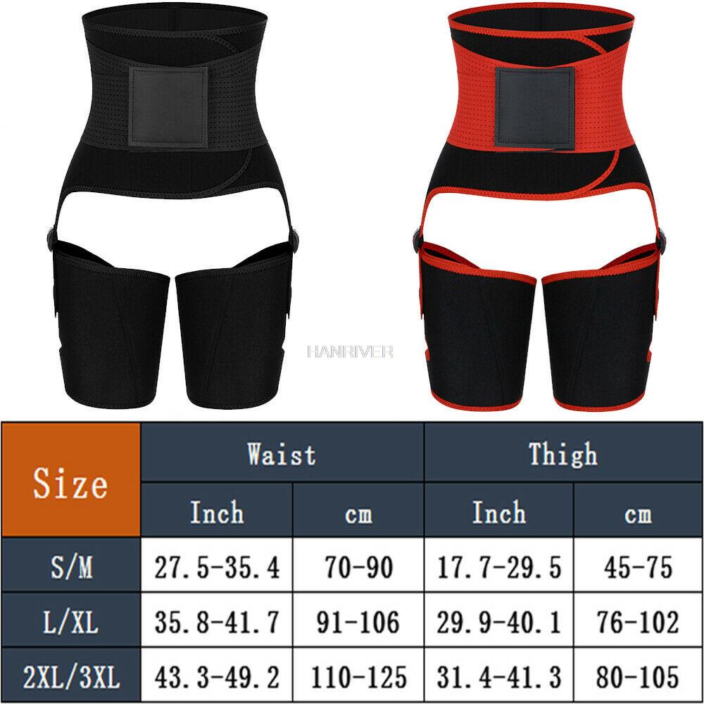 3 في 1 الخصر والفخذ المتقلب حز - مراجعة Sweat Waist Trainer Belt Neoprene وسعره