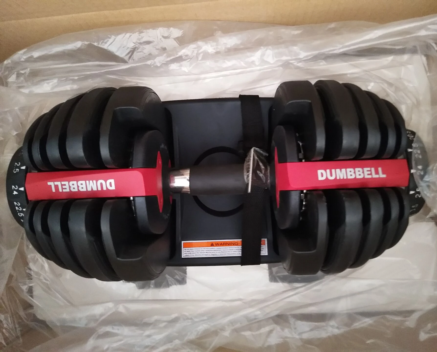 مجموعة وزن قابلة للتعديل لصالة - مراجعة Adjustable Dumbbell Pair 40Kg وسعره
