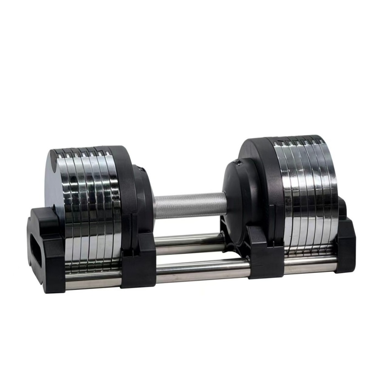 أثقال قابلة للتعديل بزيادات 1  - مراجعة Adjustable Dumbbell Pair 40Kg وسعره