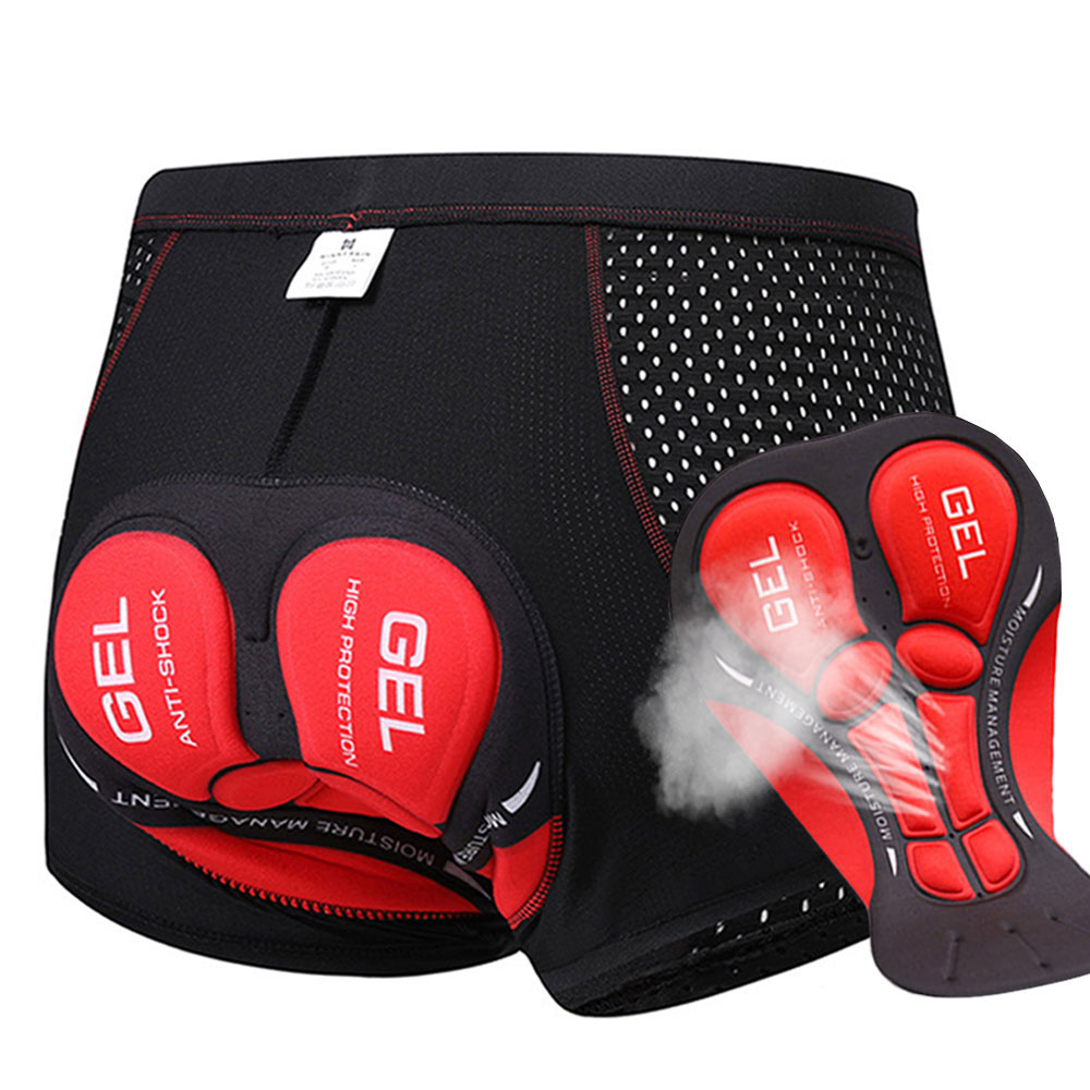 شورت ركوب الدراجات سريع الجفاف - مراجعة Padded Cycling Shorts 5D Gel وسعره