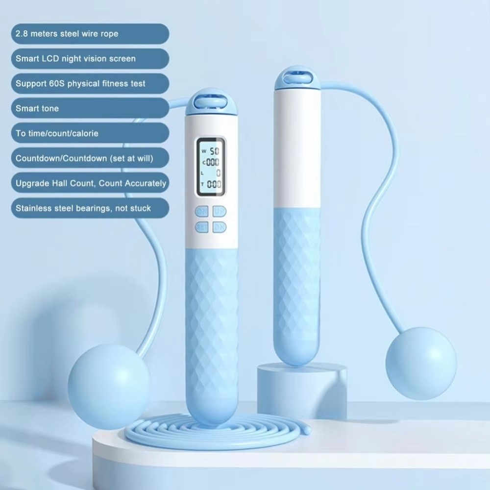 حبل قفز لاسلكي مضاد للانزلاق ل - مراجعة Smart Jump Rope Digital Counter وسعره