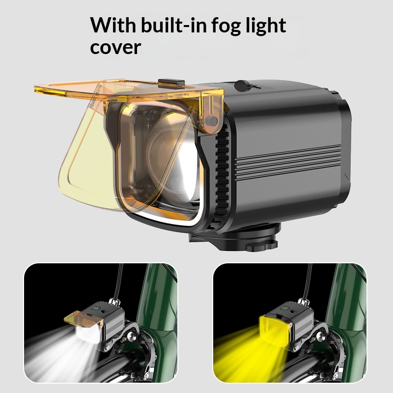 مصباح أمامي قابل للطي من OFFBO - مراجعة Rechargeable Bicycle Headlight 1000 Lumen وسعره