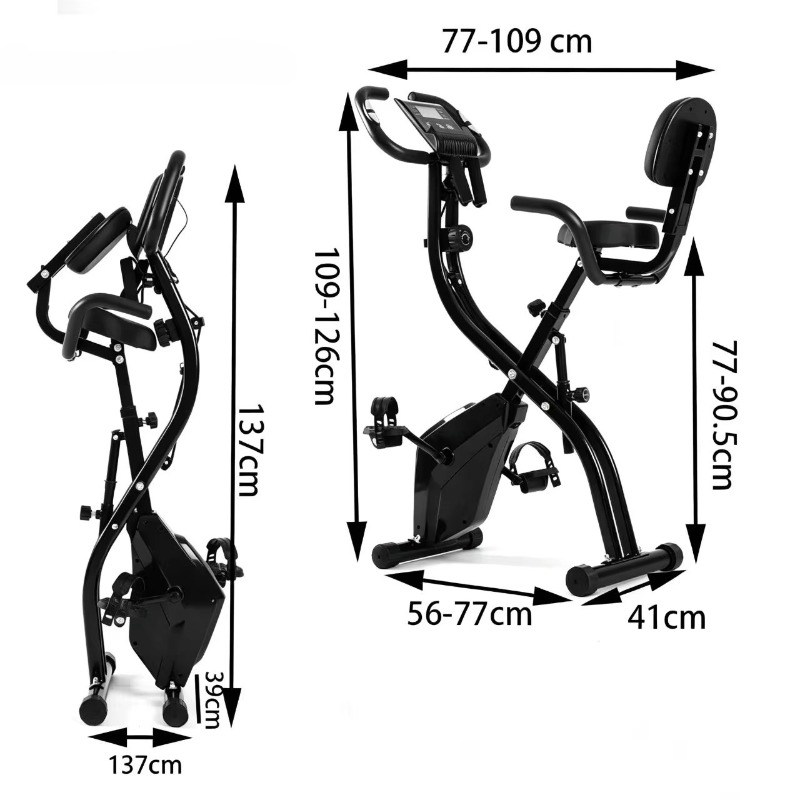 دراجة تمارين ثابتة قابلة للطي  - مراجعة Exercise Bike Magnetic Resistance وسعره